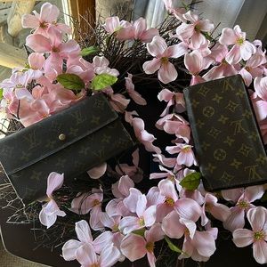 Sarah Wallet and check book holder both monogram